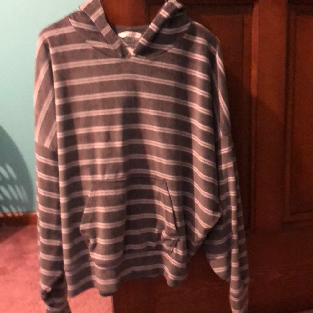 Velour American Eagle Hoodie